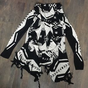 Aztec Printed Cardigan
